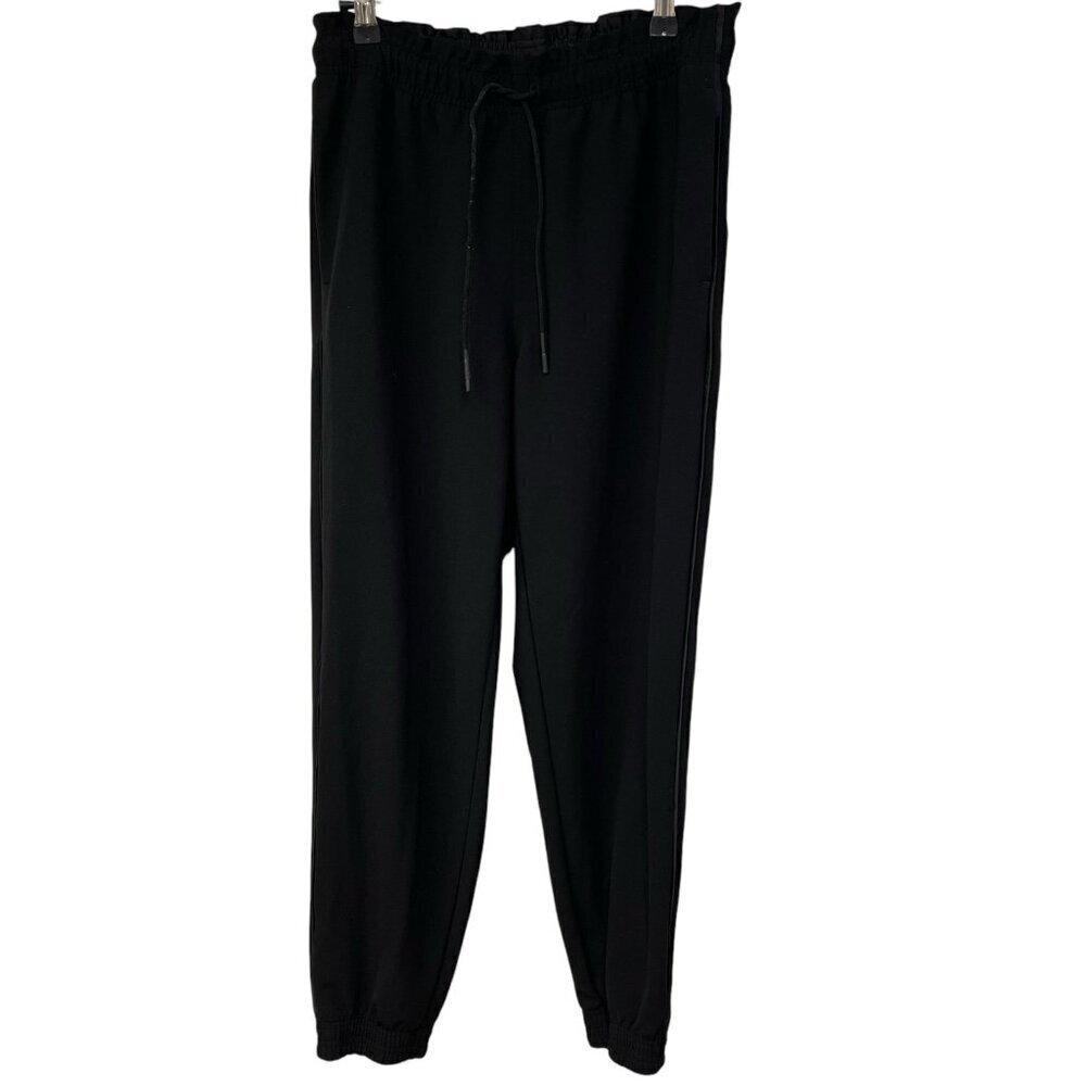 Athleta Metropolis Jogger Pants Black Work Travel Commute Women's 2 Yoga Active